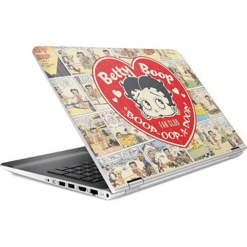 Betty Boop Comic Strip HP Pavilion Skin